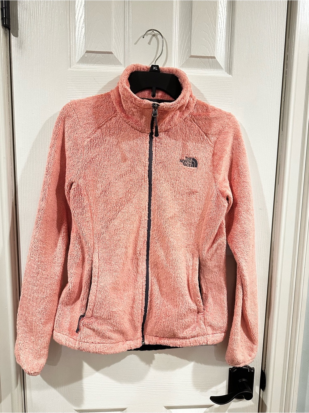 The North Face Womens Peach Fuzzy Full-Zip Jacket s/m